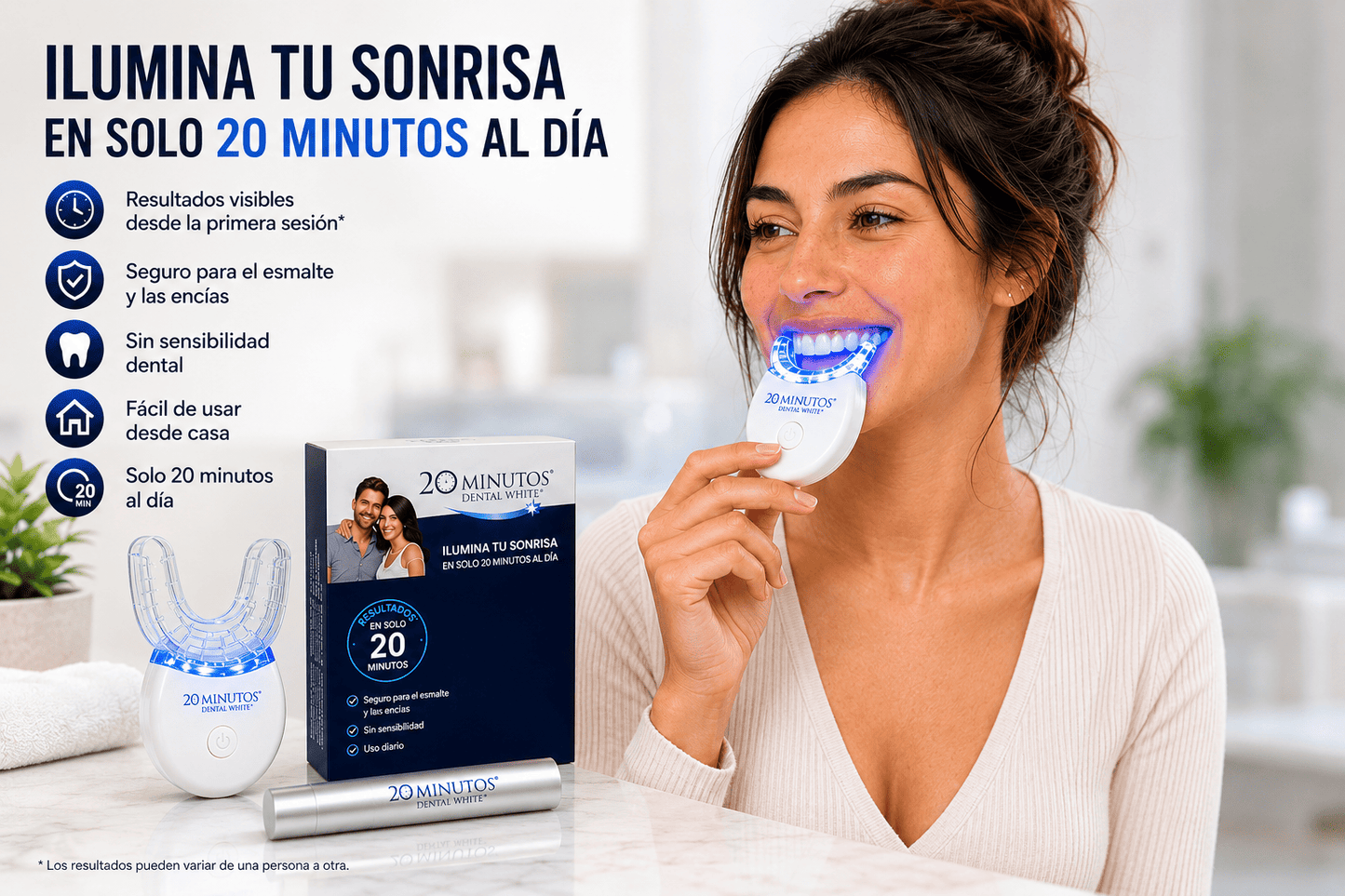 Kit Blanqueador Dental UV